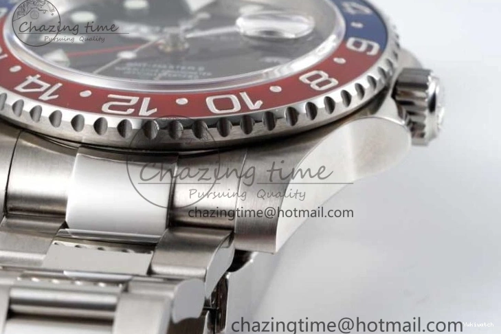 Blue Black CHS Best 1:1 Dial Ceramic Steel BLRO GMT-Master Red II Edition 904L APSF VR3186 116719 0810